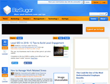 Tablet Screenshot of bizsugar.com